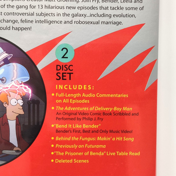 Futurama : Volume 5 (DVD 2-Disc) New Sealed Comedy Humor Animated Bender Fry - Picture 5 of 8